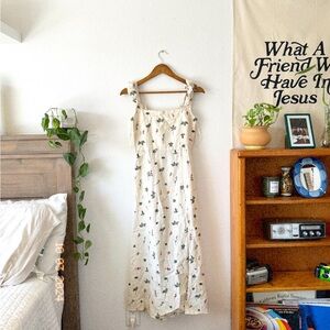 Maxi flowery dress ZARA